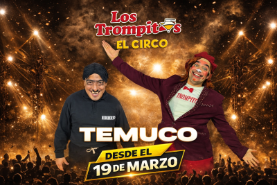 Circo Los Trompitos llega a Temuco 2026 - Circo