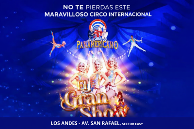 Circo Panamericano en Los Andes - Show Flying Gonzalez - Circo